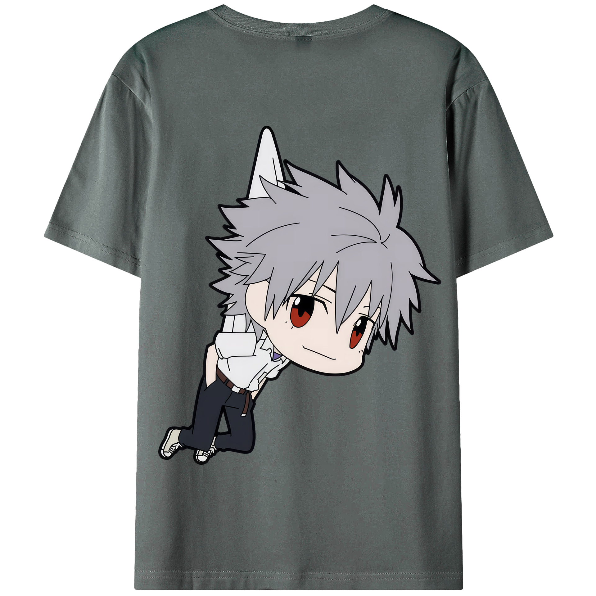 （画像用） EVA 新世紀エヴァンゲリオン 綿100％半袖Tシャツ（背面プリント）